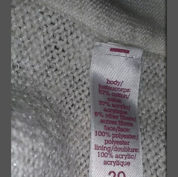 Justice size 20 sequined floral sweater - Picture 4 of 8